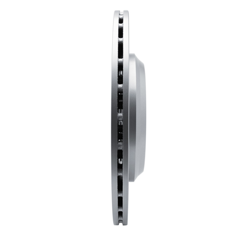 Tesla Model 3 Brake Rotor (1) - Rear Right - R1 Concepts - Drilled & Slotted - Silver - `17-`25